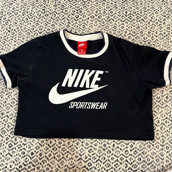 Nike cropped ringer tee - Picture 1 of 2
